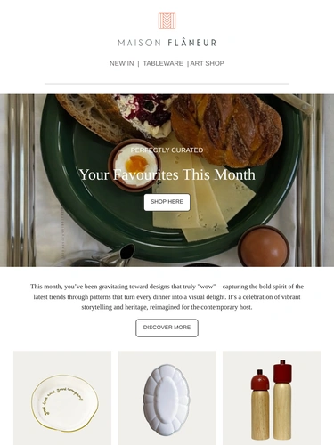 Maison Flaneur Newsletter