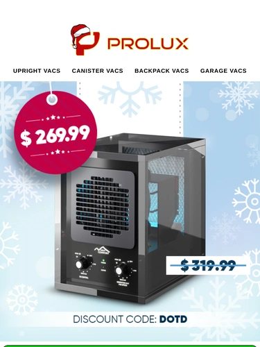 ProLux Cleaners Holiday Campaign