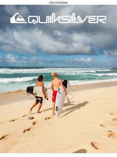 Quiksilver Sale Announcement