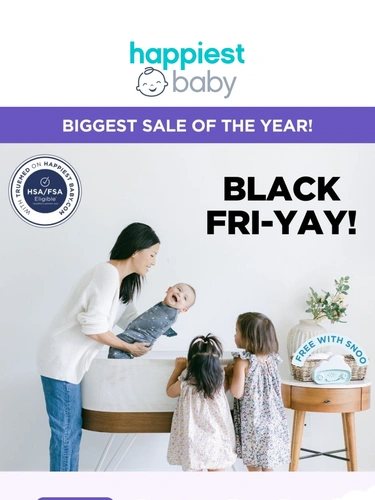 Happiest Baby Sale Announcement