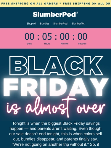 SlumberPod Sale Announcement