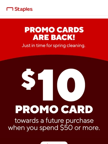 Staples Sale Announcement
