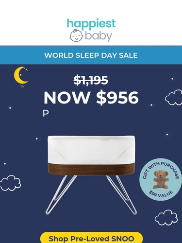 Happiest Baby Sale Announcement