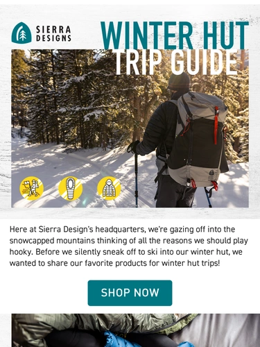 Sierra Designs Newsletter