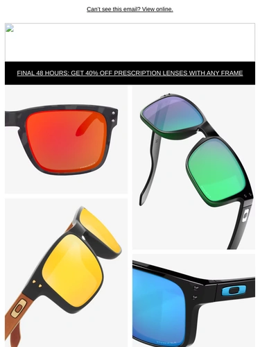 Oakley Sale Announcement