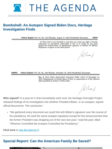 Heritage Foundation Newsletter