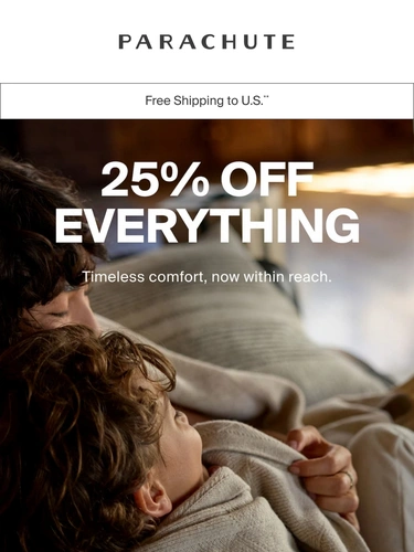 Parachute Home Sale Announcement