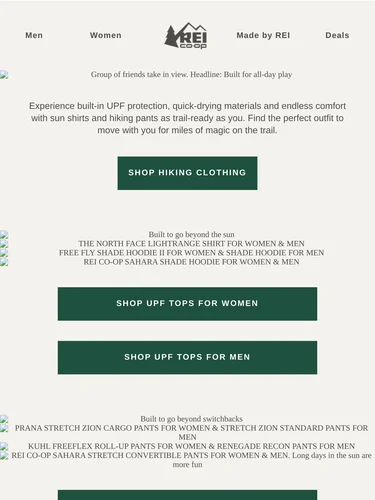 REI Newsletter