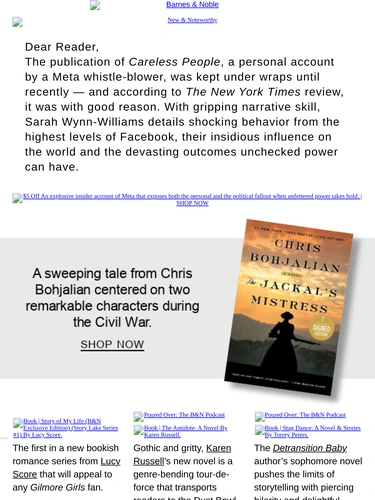 Barnes & Noble Newsletter