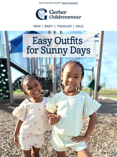 Gerber Childrenswear Newsletter