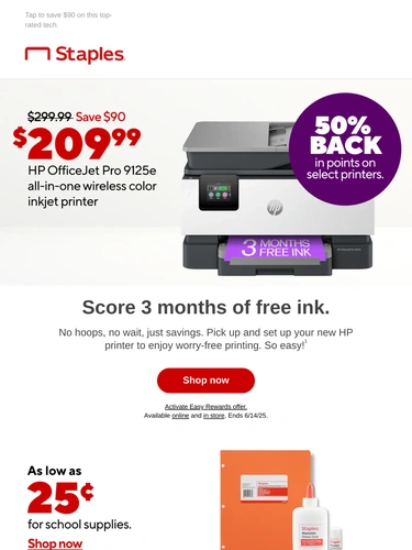 Staples Email