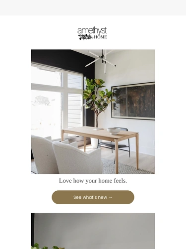 Amethyst Home Newsletter