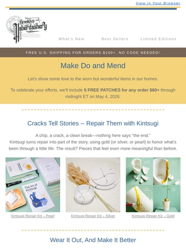 Brooklyn Haberdashery Email