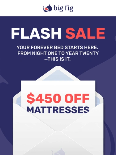 Big Fig Mattress Sale Announcement