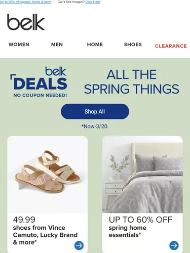 Belk Sale Announcement