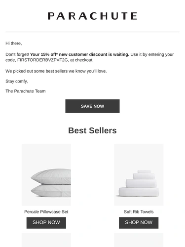 Parachute Home Welcome Series