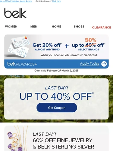 Belk Sale Announcement