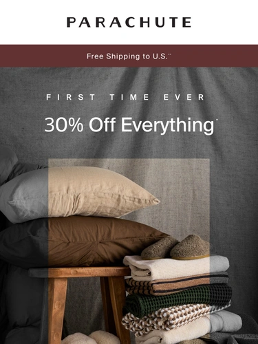 Parachute Home Sale Announcement