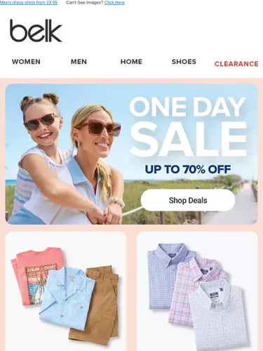 Belk Sale Announcement