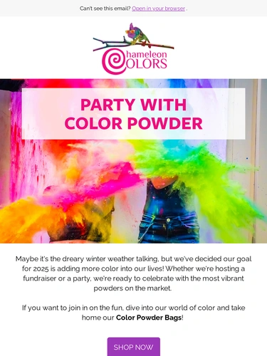 Chameleon Colors Newsletter