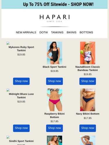HAPARI Sale Announcement