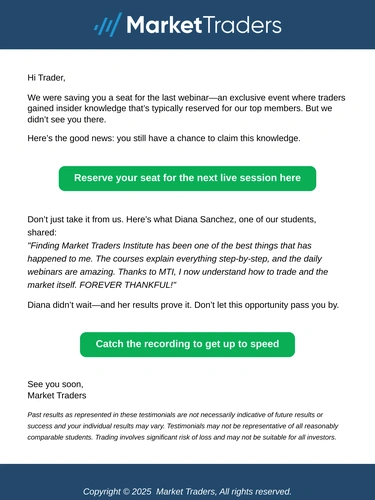 Market Traders Event Invitation