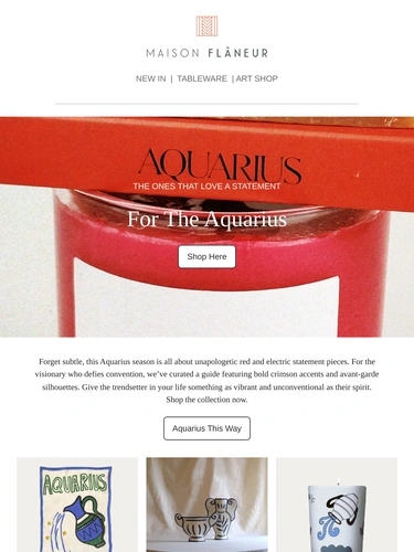Maison Flaneur Newsletter