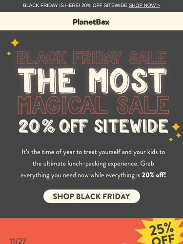 PlanetBox Sale Announcement