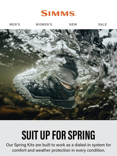 Simms Fishing Newsletter