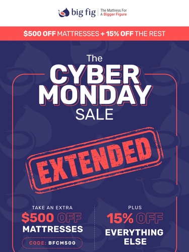 Big Fig Mattress Sale Announcement