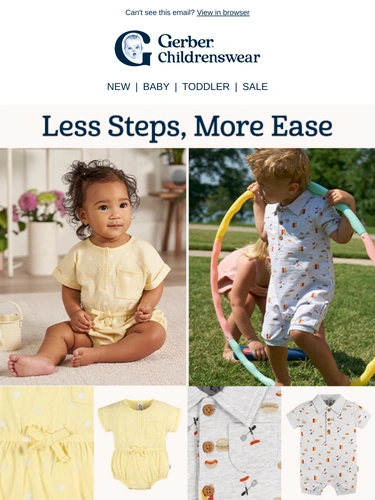 Gerber Childrenswear Newsletter