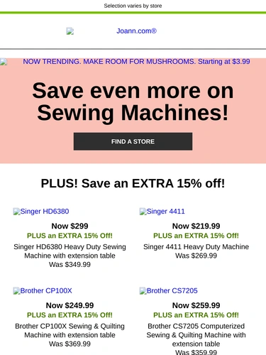 Joann Sale Announcement