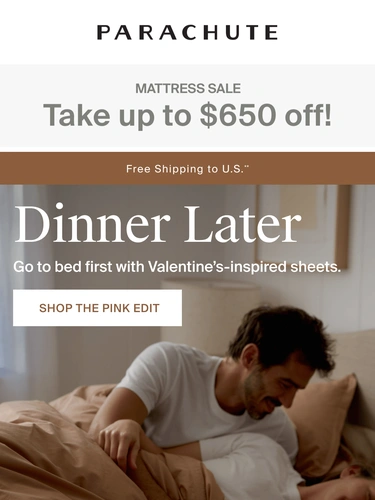 Parachute Home Sale Announcement