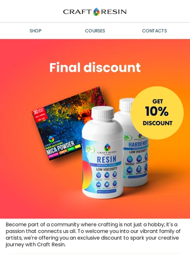 Craft Resin Welcome Series