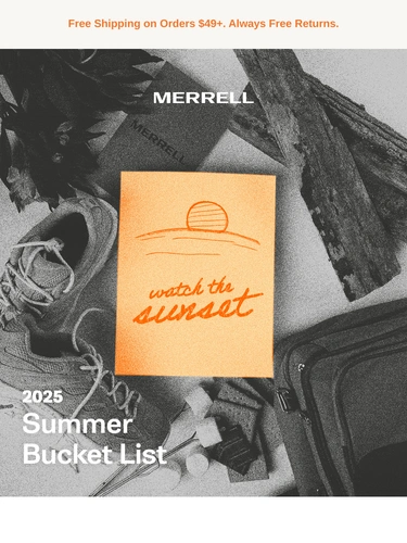 Merrell Sale Announcement