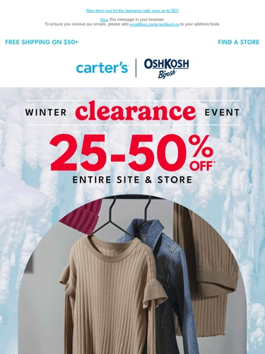Carter's OshKosh Newsletter