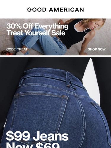 Good American Sale Announcement