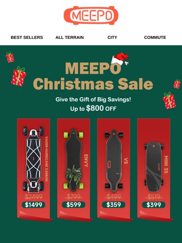 Meepo Board Holiday Campaign