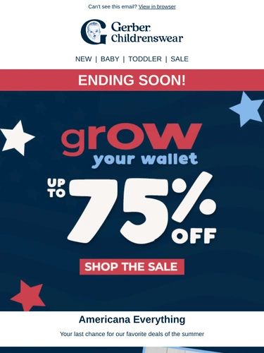 Gerber Childrenswear Email