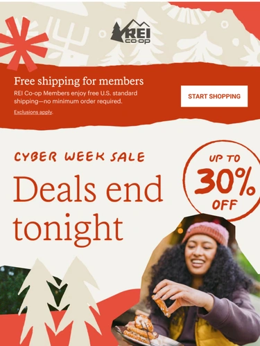 REI Sale Announcement