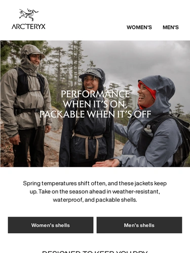 Arc'teryx Newsletter
