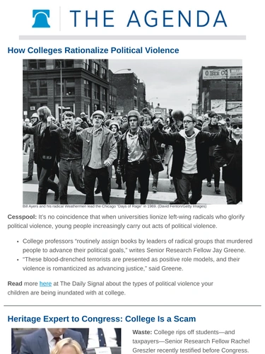 Heritage Foundation Newsletter