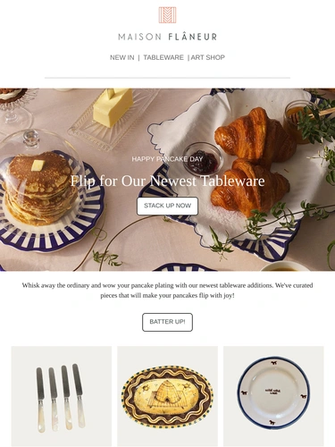 Maison Flaneur Sale Announcement