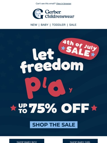 Gerber Childrenswear Email