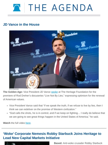 Heritage Foundation Sale Announcement