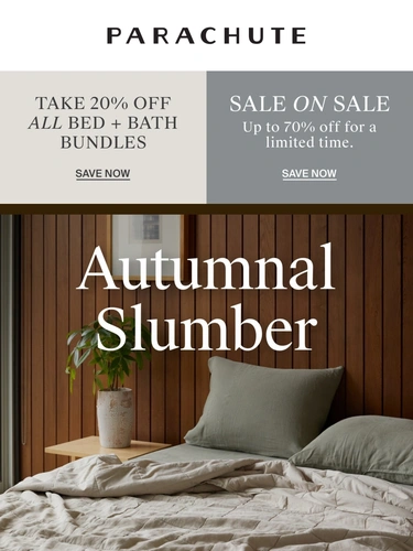 Parachute Home Sale Announcement
