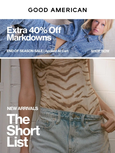 Good American Sale Announcement
