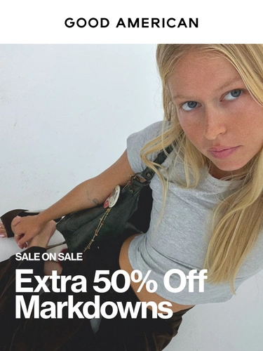 Good American Sale Announcement