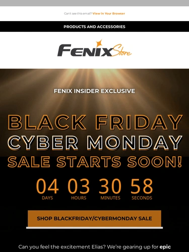 Fenix Store Newsletter