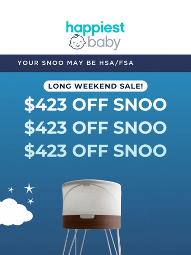 Happiest Baby Sale Announcement